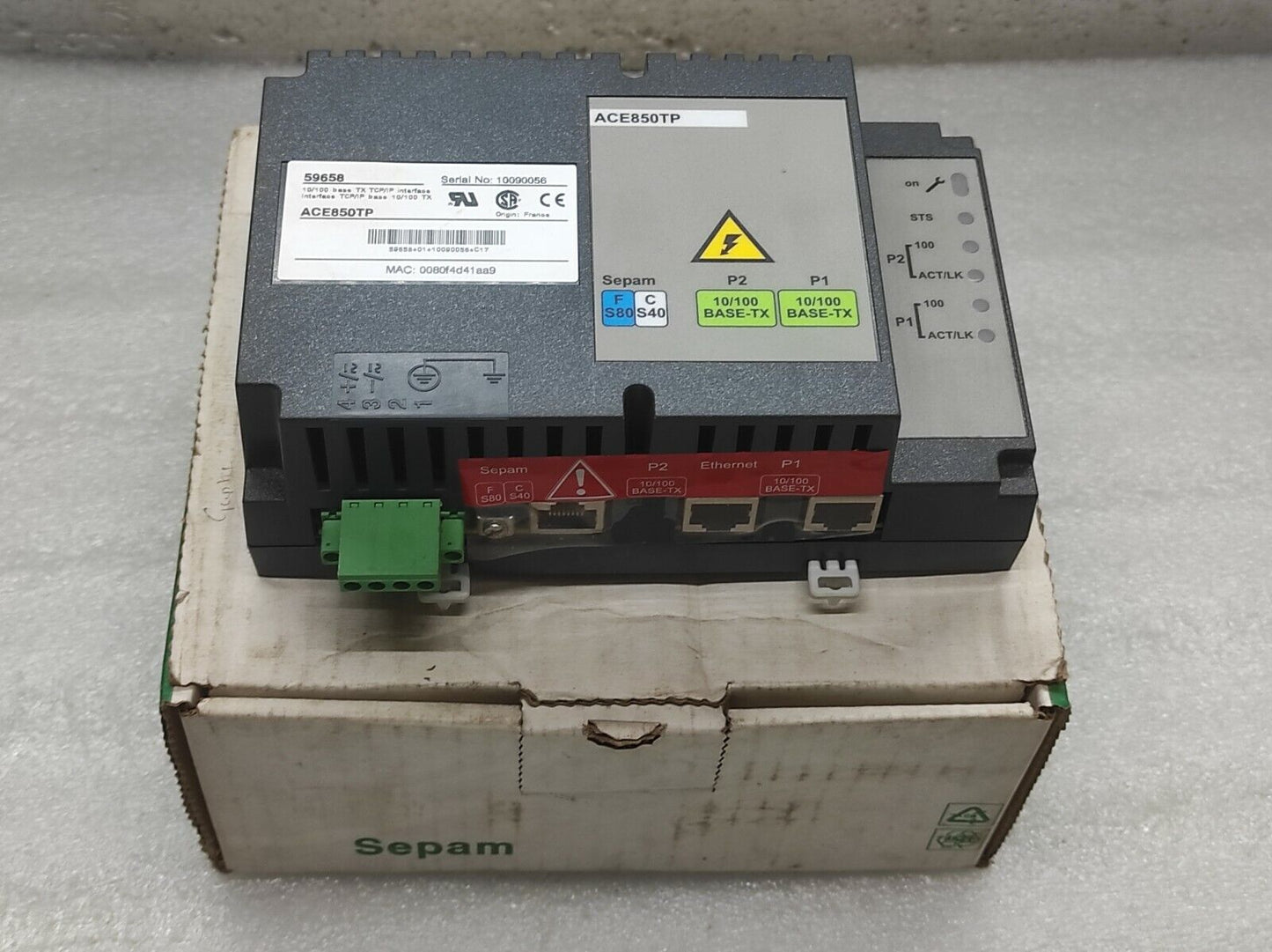 SE 59658 ETHERNET PORTS INTERFACE 10/100 BASE TX ACE850TP