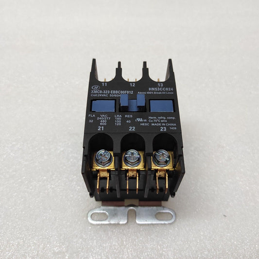 CARRIER XMC0-323-EBBC00F012 CONTACTOR HM53CC024 COIL VOLTAGE 24VAC