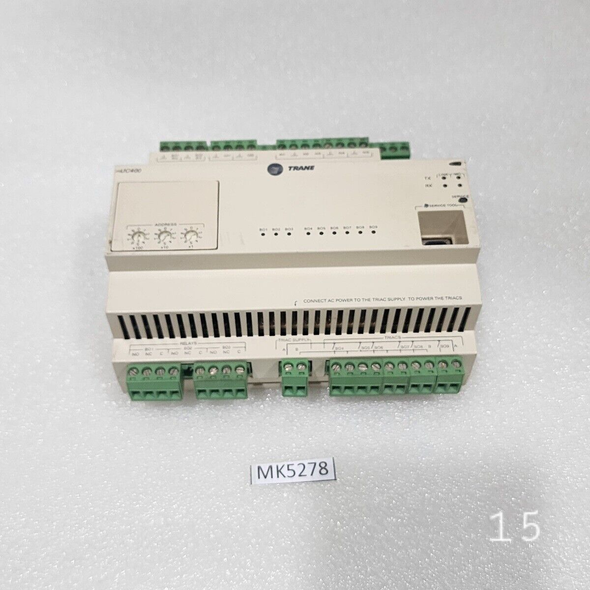 TRACER TRANE UC400 PROGRAMMABLE BACNET CONTROLLER X13651492-02