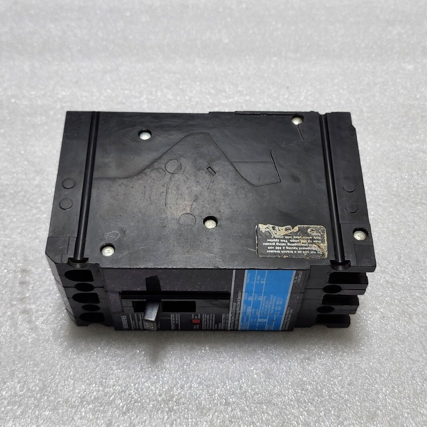 SIEMENS ED43B020 3-POLE CIRCUIT BREAKER 20A