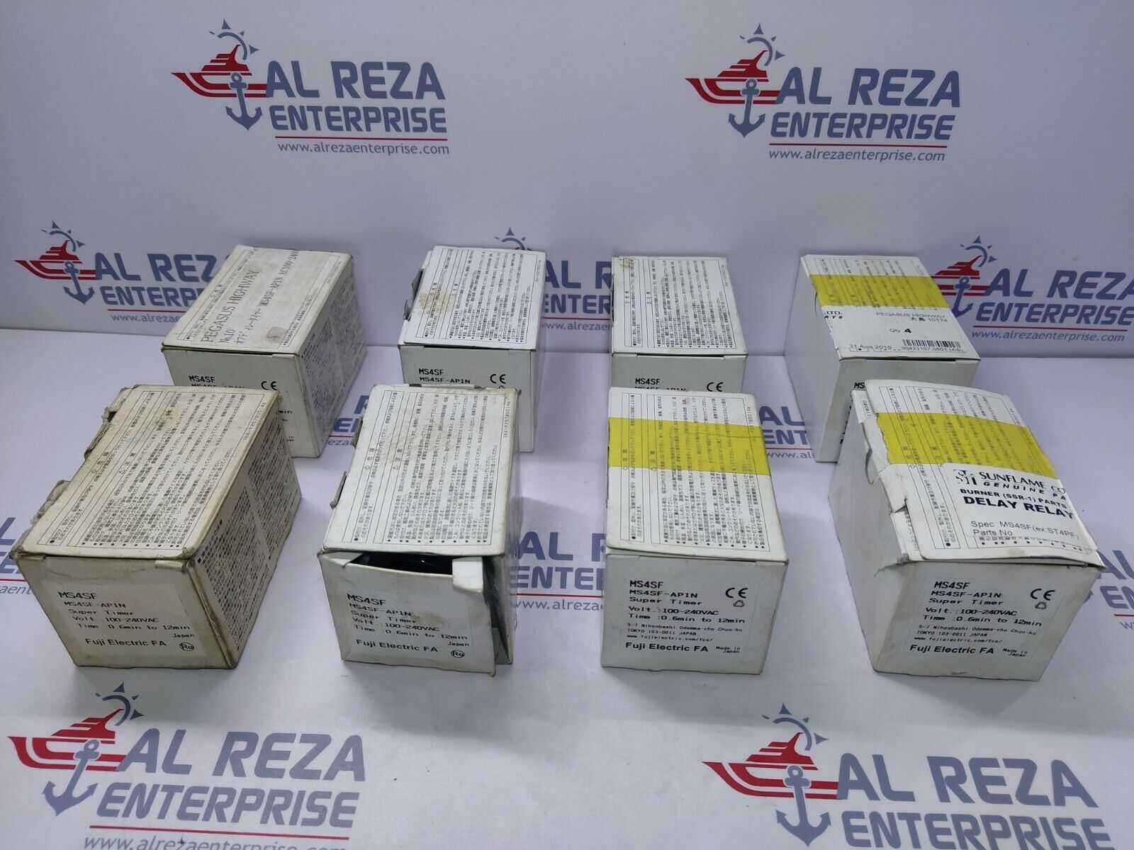 Fuji Electric MS4SF Super Timer MS4SF-APIN 100-240VAC 0.6-12 MIN
