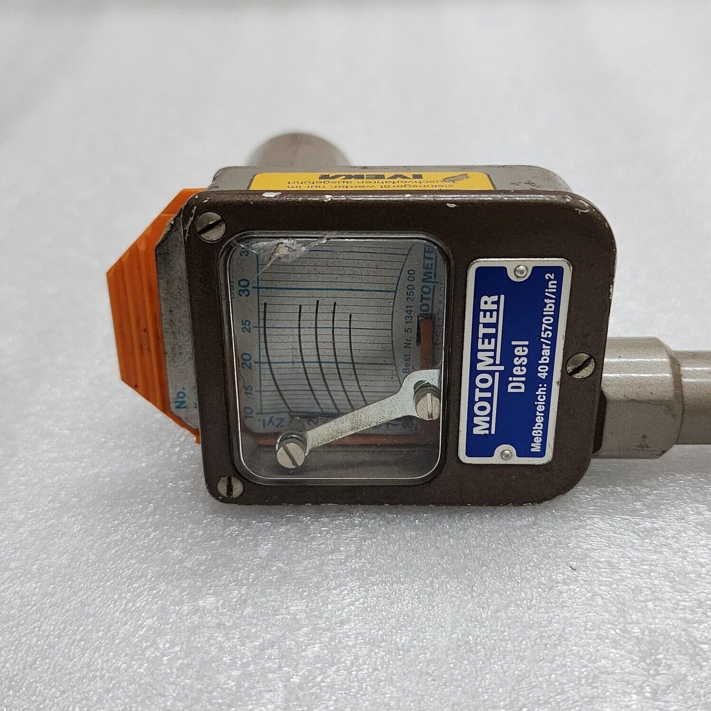 MOTO METER DIESEL COMPRESSION GAUGE 40BAR