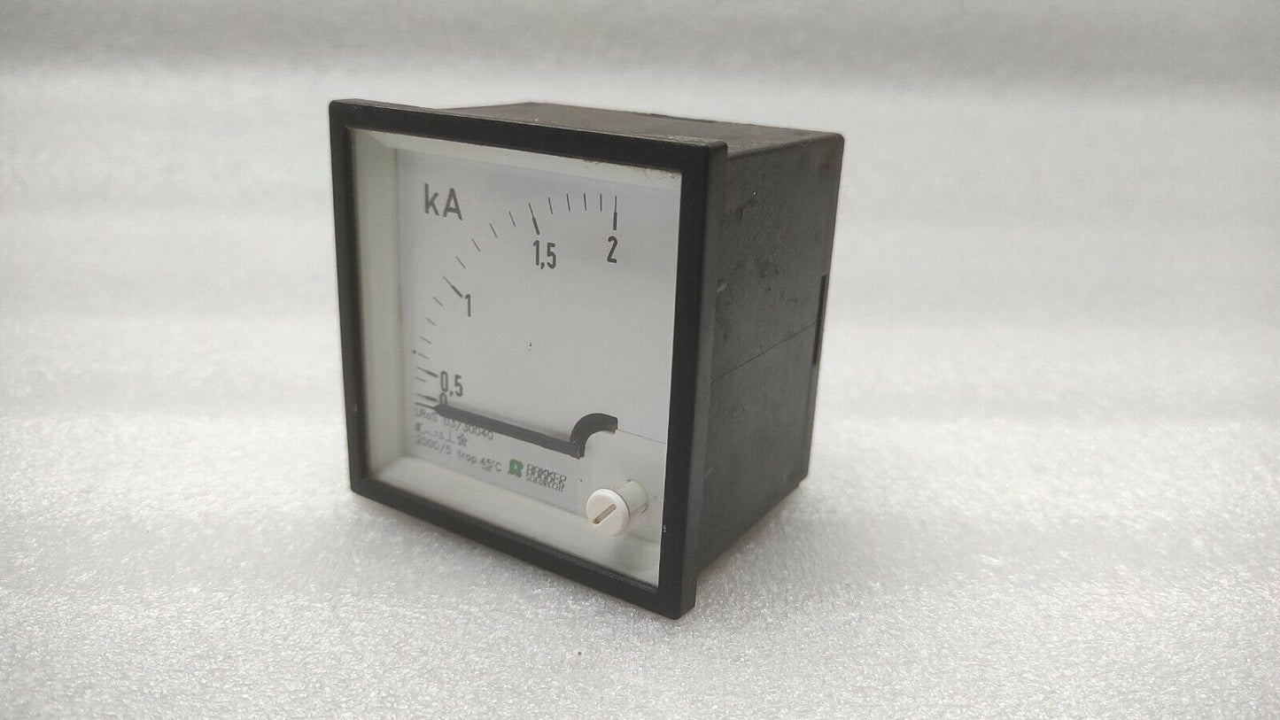 BAKKER SLIEDRECHT CT 2000/5 KILO AMPERE METER 0-2kA