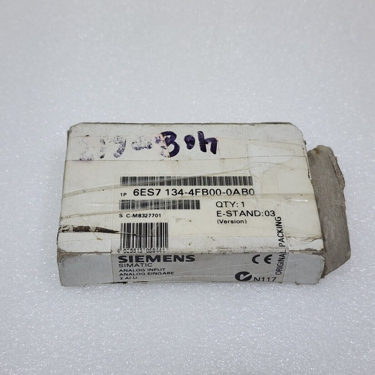 SIEMENS 6ES7 134-4FB00-0AB0 3-CH ANALOG INPUT MODULE