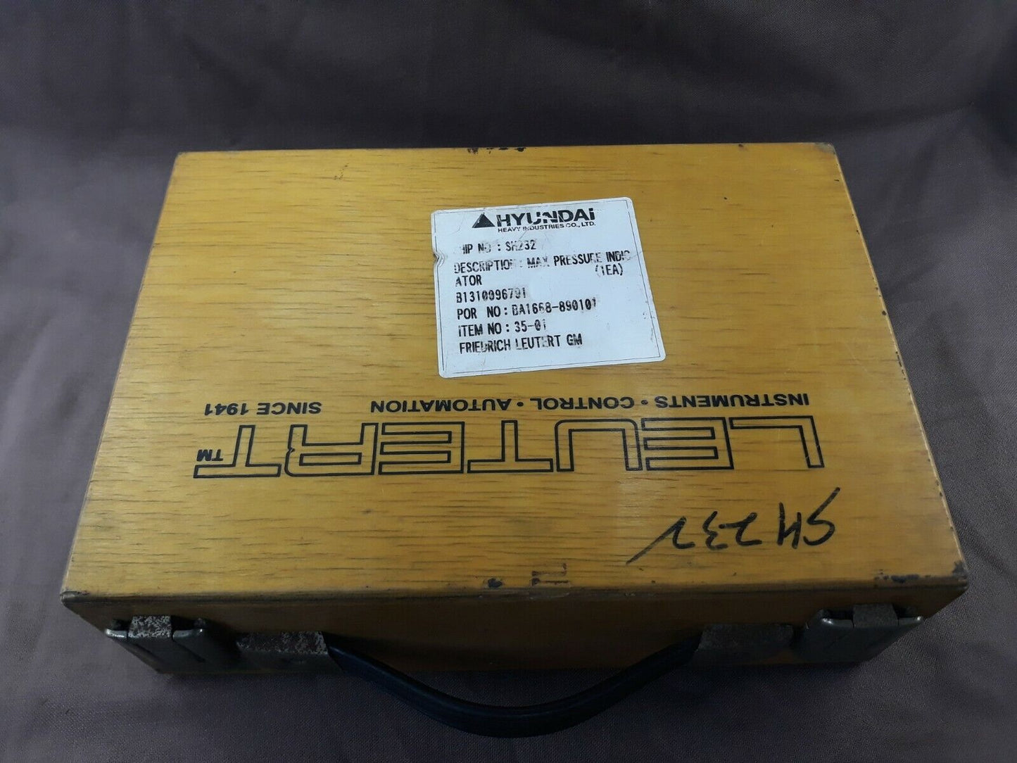 Leutert MSI 3 Peak Pressure Indicator up to 300 Bar