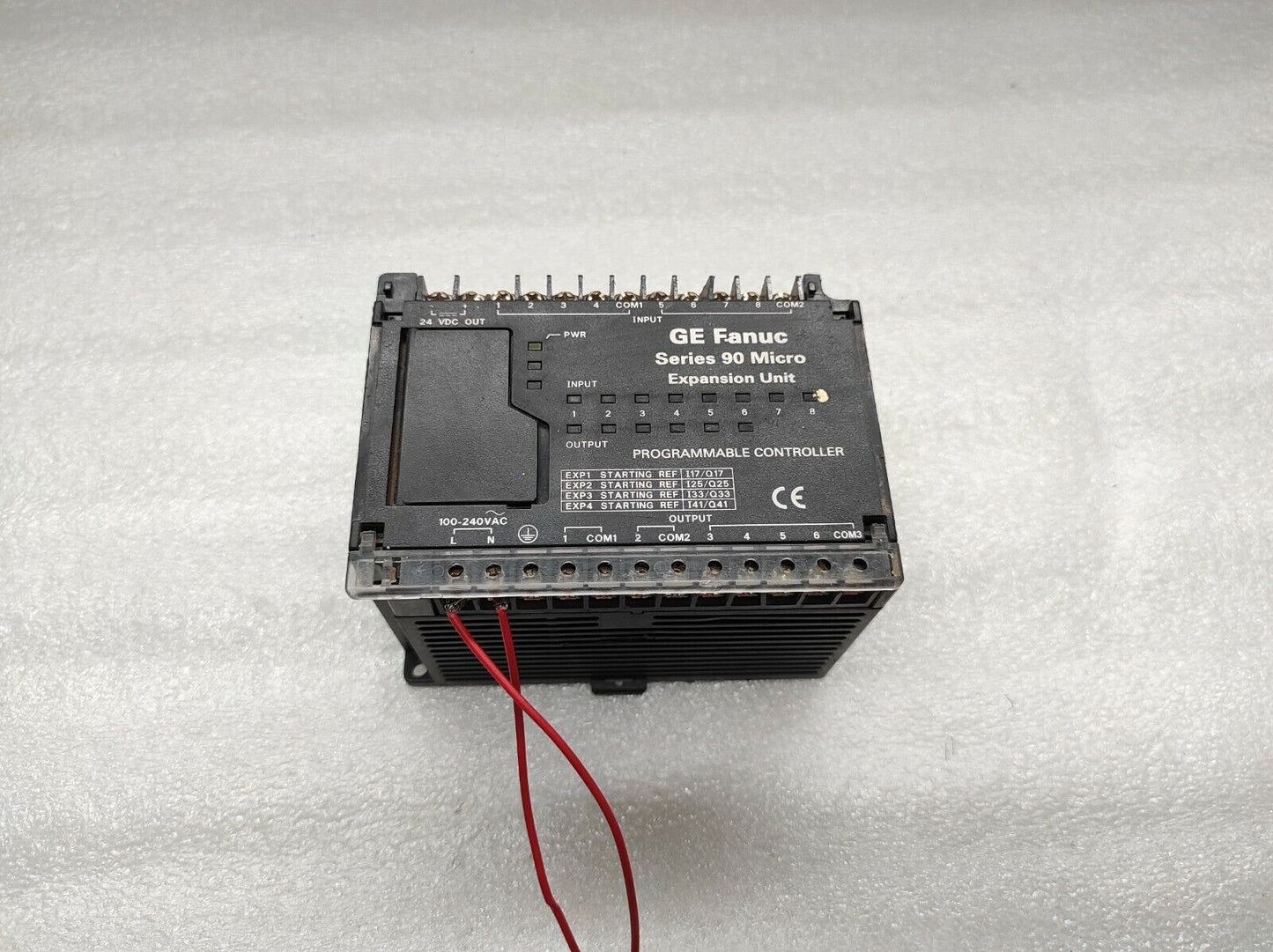 GE FANUC IC693UEX011RP1 PROGRAMMABLE CONTROLLER 100-240VAC