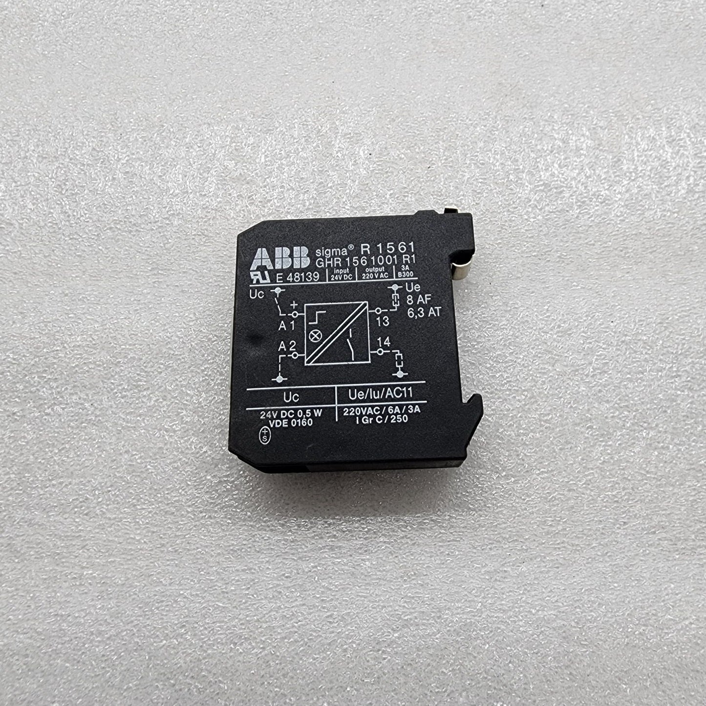 ABB R1561 SOLID STATE RELAY GHR1561001R1 24VDC