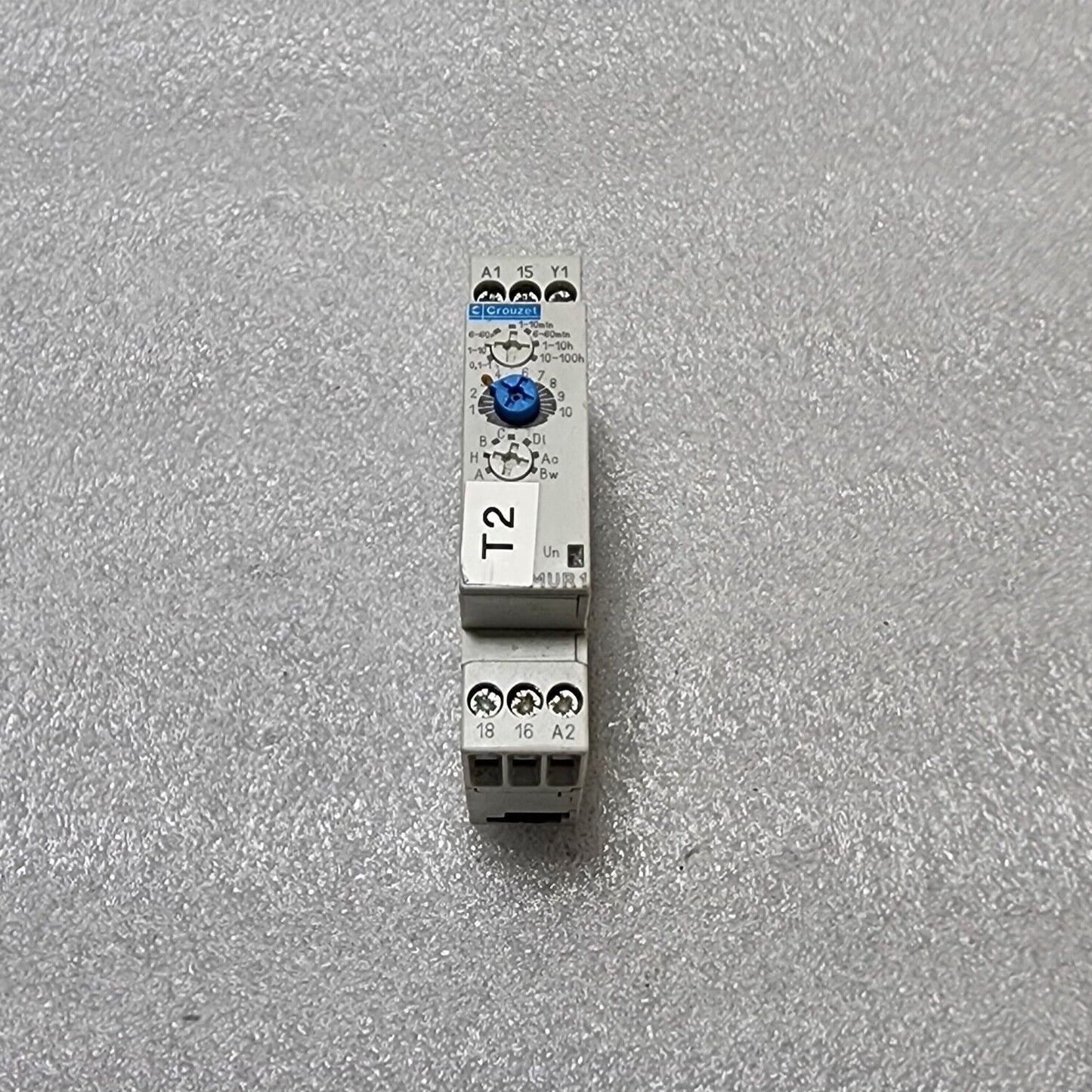 CROUZET MUR1 TIMER RELAY 88826105 24VDC/24-240VAC