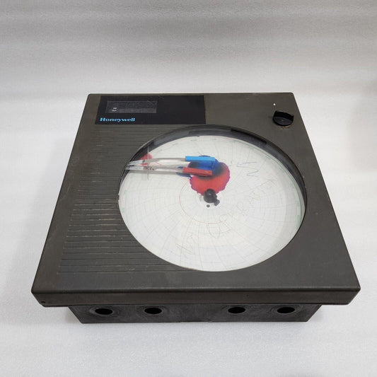 HONEYWELL DR4300 CIRCULAR CHART RECORDER DR4312-0000-G0100 100-240VAC