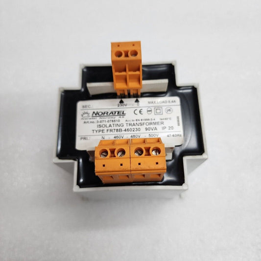 NORATEL 3-071-078510 ISOLATING TRANSFORMER 90VA FR78B-460230 230VAC