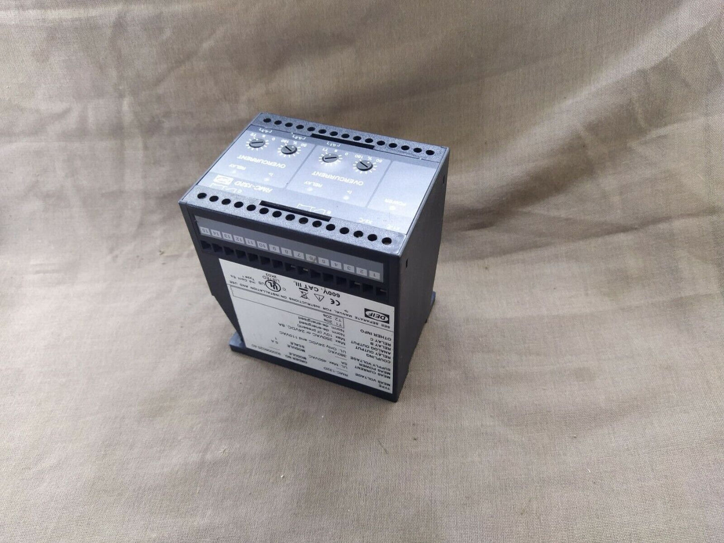 Deif RMC-132D Current and Short Circuit Relay 920006025.60 380 VAC