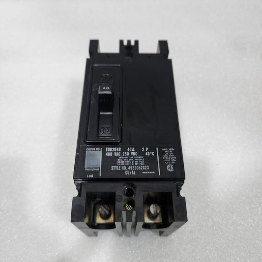 WESTINGHOUSE EHB2040 2-POLE CIRCUIT BREAKER 40A