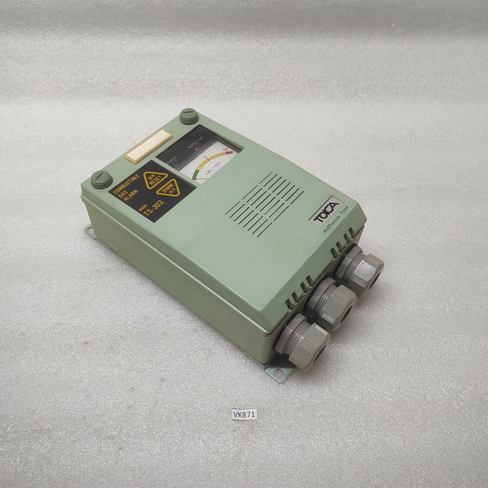 TOKA SEIKI TSS-303 COMBUSTIBLE GAS ALARM