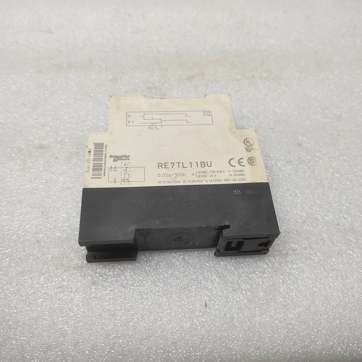 TELEMECANIQUE RE7TL11BU ON DELAY TIMING RELAY 110-240VAC/24VAC-DC