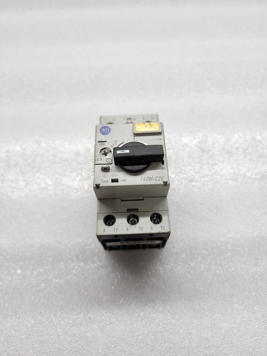 ALLEN BRADLEY CAT 140M-C2E-C10 MOTOR PROTECTIVE CIRCUIT BREAKER 6.3-10A