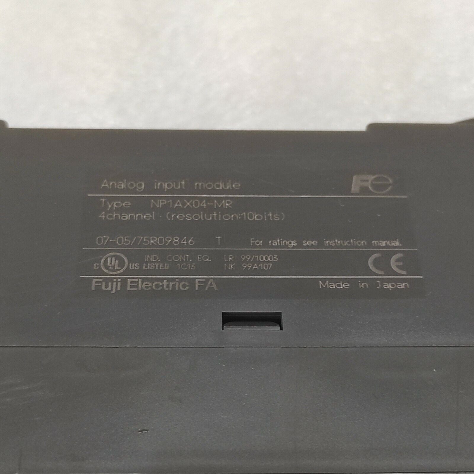 FUJI ELECTRIC NP1AX04-MR ANALOG INPUT MODULE NP1AX04MR