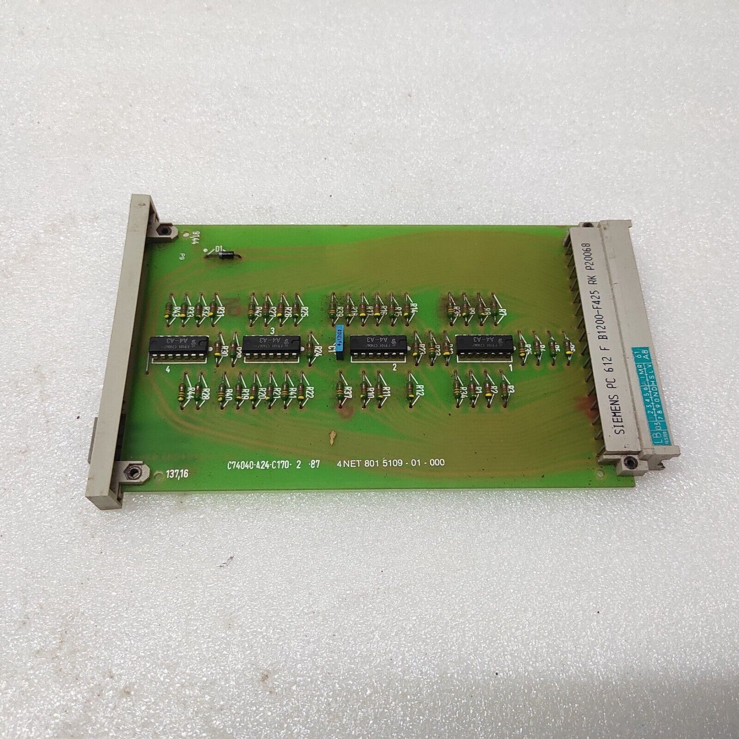 SIEMENS 6EC1001-0A SIMATIC C1 MODULE 