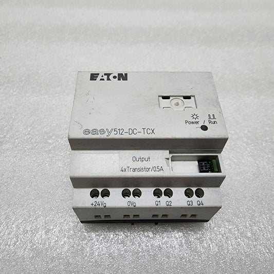 EATON EASY 512-DC-TCX PROGRAMMABLE CONTROLLER 24VDC
