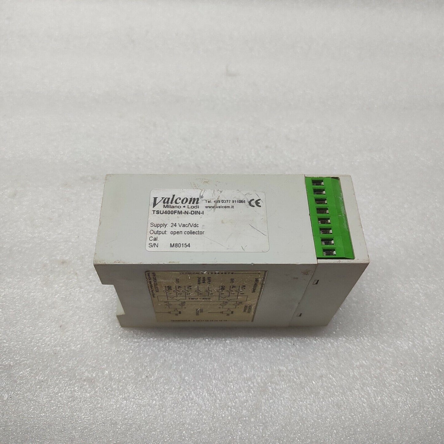 VALCOM TSU400 2-CH SAFETY BARRIER TSU400FM-N-DIN-1 24VAC/DC