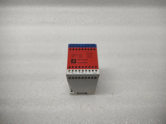 PEPPERL + FUCHS WE77/EX-2 SWITCH AMPLIFIER 129198 230VAC