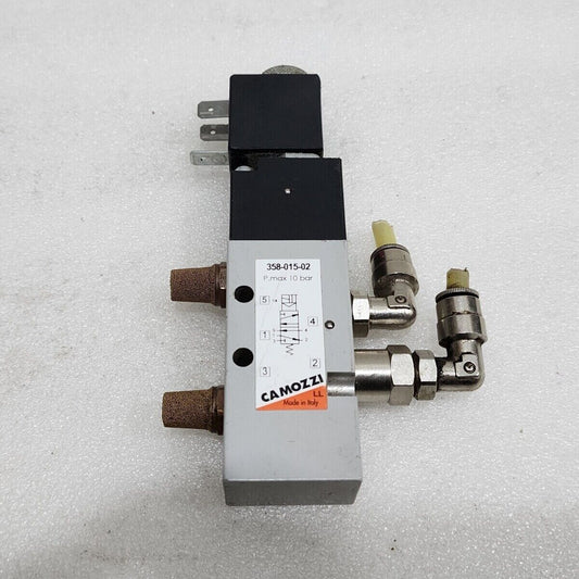CAMOZZI 358-015-02 SOLENOID VALVE 10 BAR