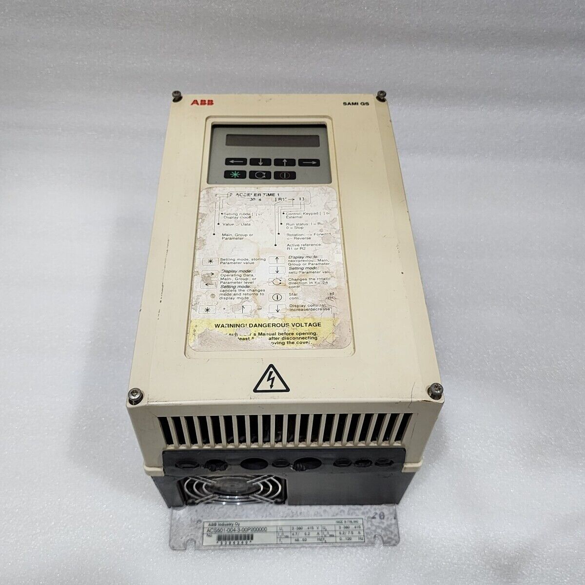 ABB ACS501-004-3-00P200000 AC-DRIVE ACS500