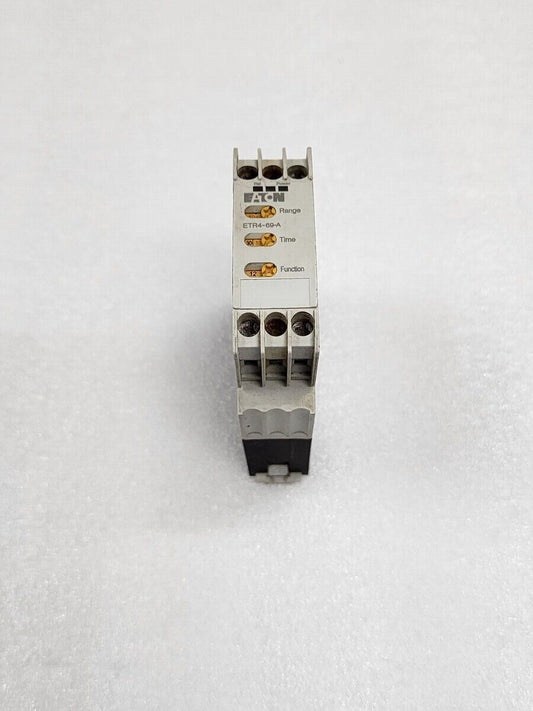 EATON ETR4-69-A MULTIFUNCTION ELECTRONIC TIMING RELAY 24-240VAC-DC