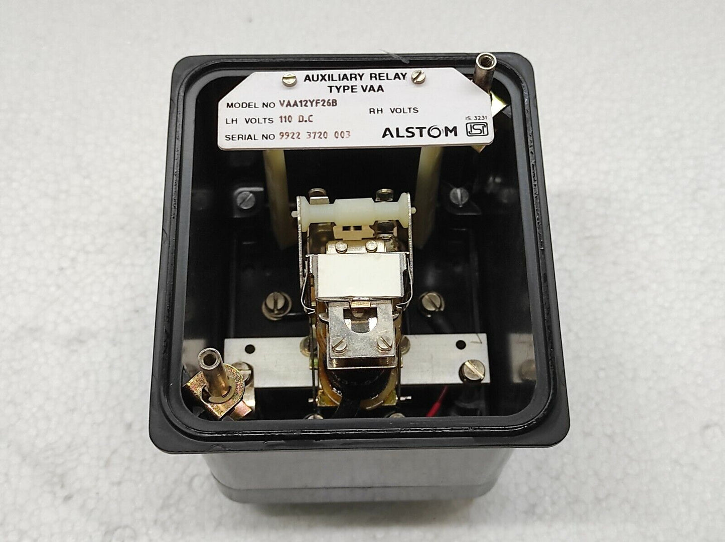 Alstom VAA12YF26B VAA Type Auxiliary Relay 110V DC