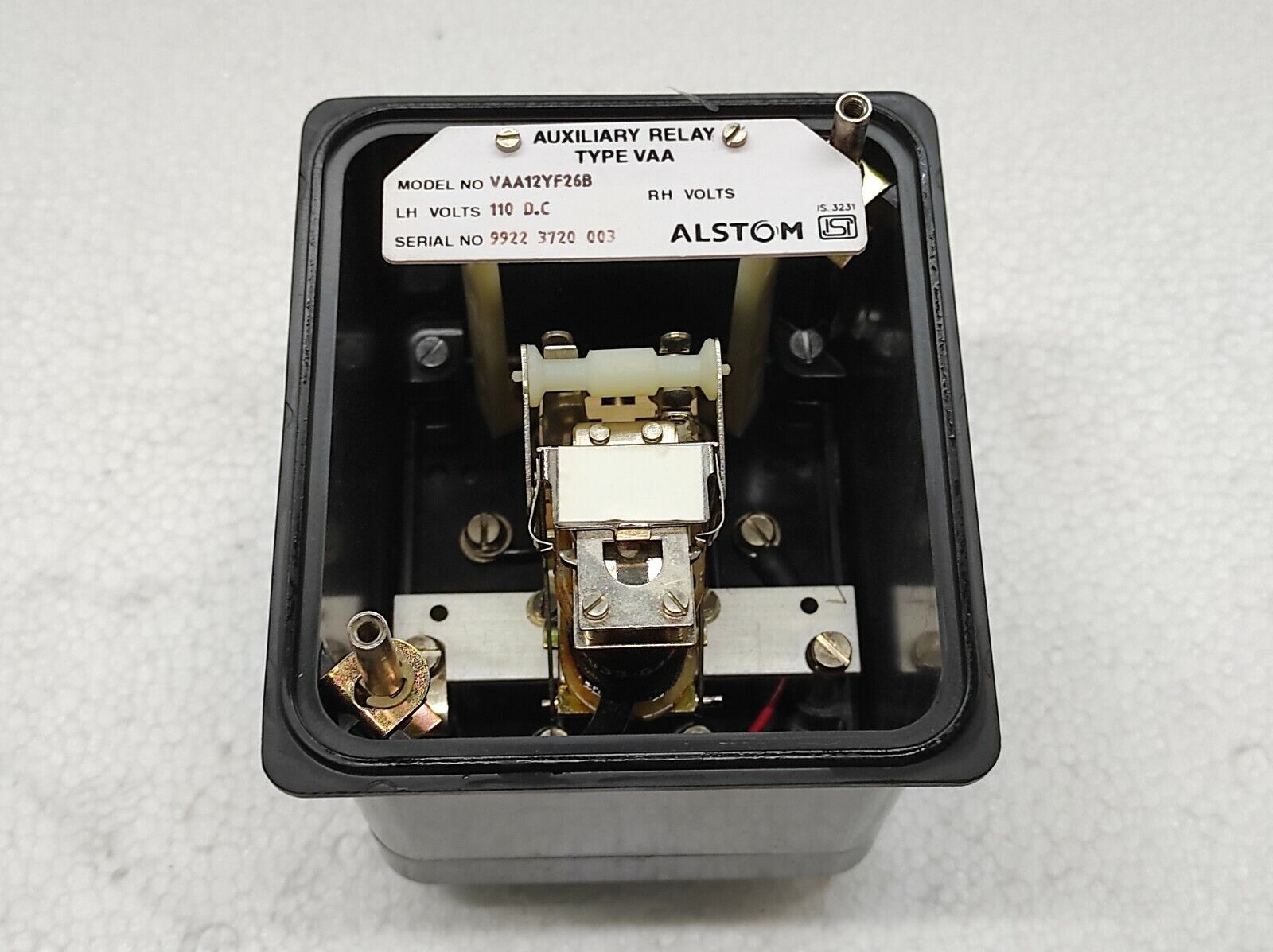 Alstom VAA12YF26B VAA Type Auxiliary Relay 110V DC