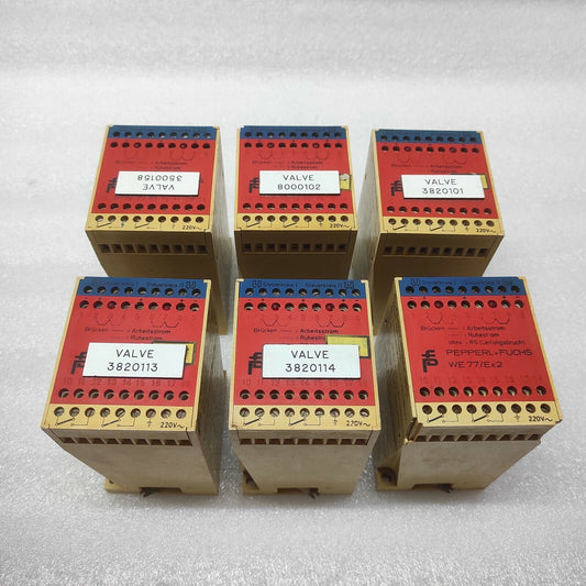 PEPPERL + FUCHS WE77/EX2 SWITCH AMPLIFIER 220V