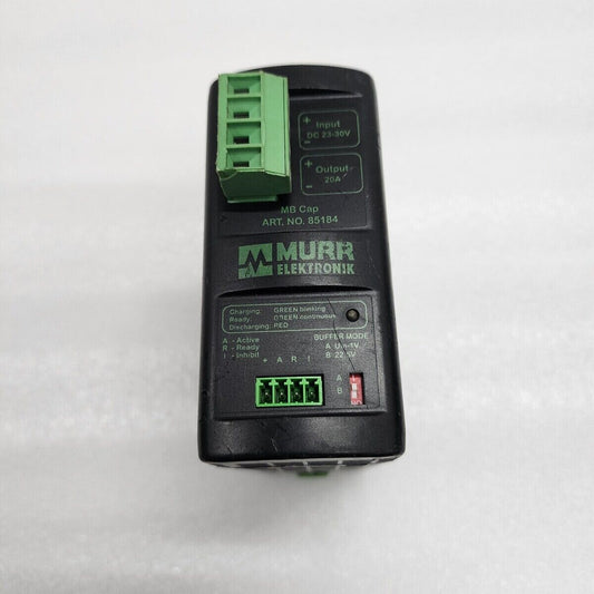 MURR ELEKTRONIK MB CAP 20/24 MAINTENANCE FREE BUFFER RELAY 85184 22-28VDC 20A