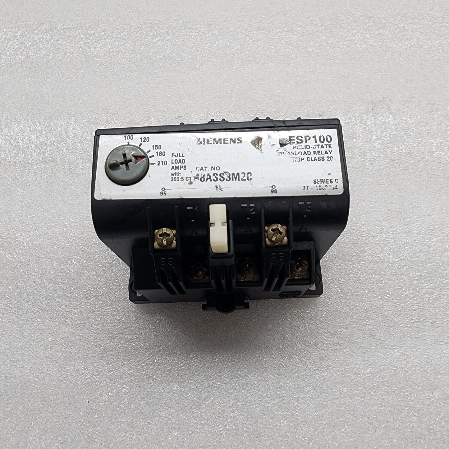 SIEMENS 48ASS3M20 SOLID STATE OVERLOAD RELAY ESP100