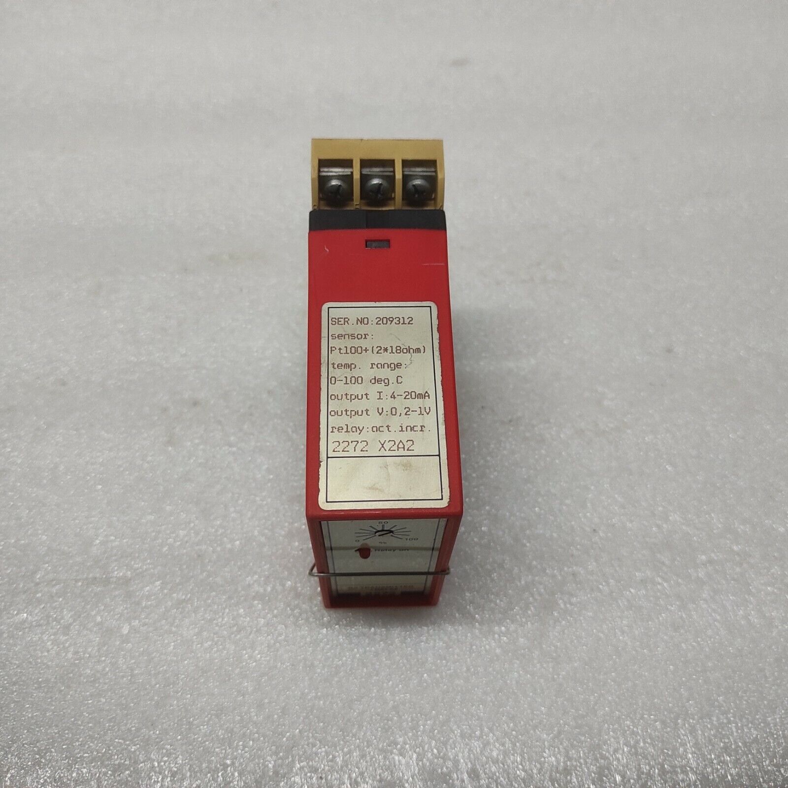 PR ELECTRONICS 2272 R/I TRANSMITTER RELAY 24VDC