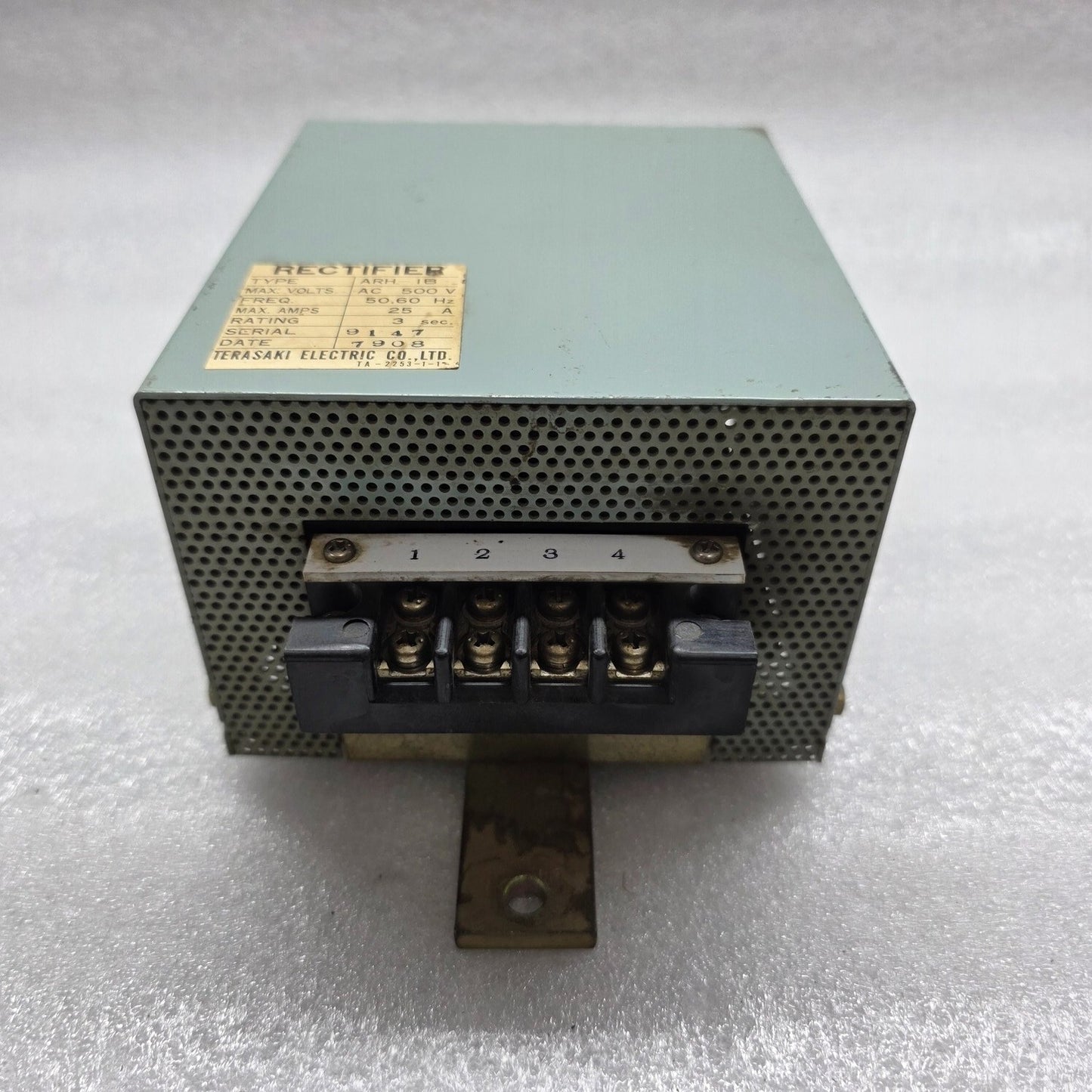TERASAKI ELECTRIC ARH-IB RECTIFIER 500VAC 25A