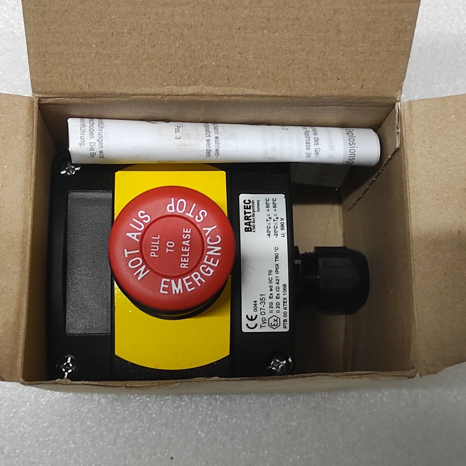 BARTEC 07-351 CONTROL STATION 07-3511-10N840000000 355106