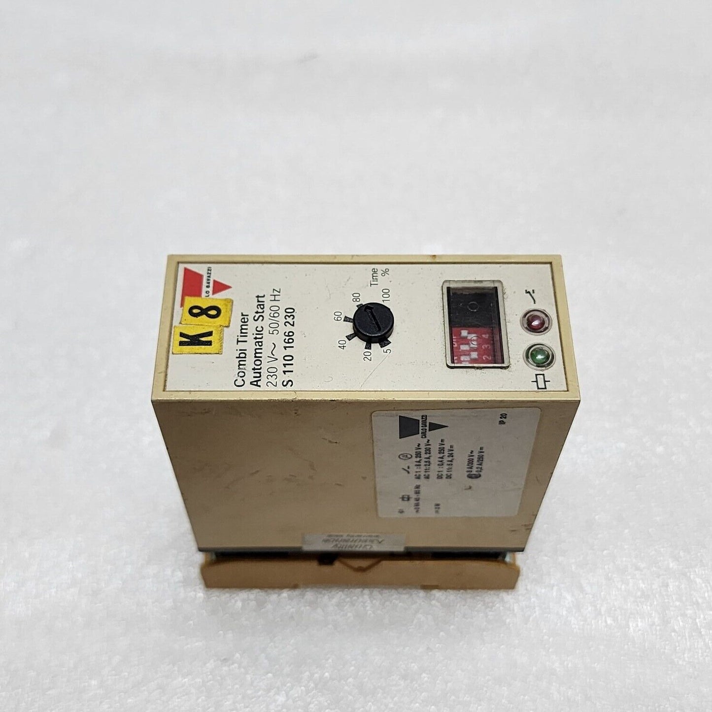 Carlo Gavazzi S 110 166 230 Combi Timer Automatic Start 230V AC S110166230