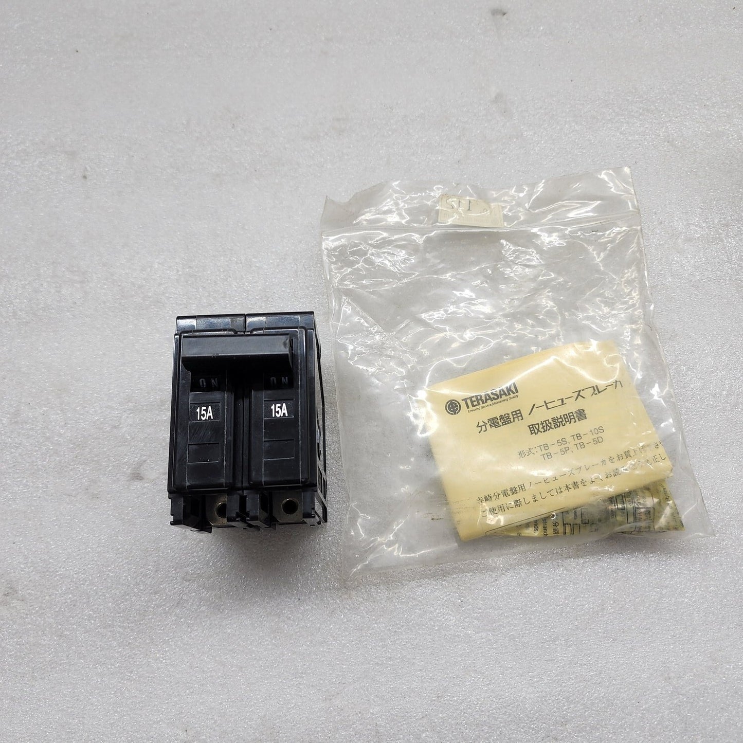 TERASAKI TB-5P 2-POLE BREAKER 15A