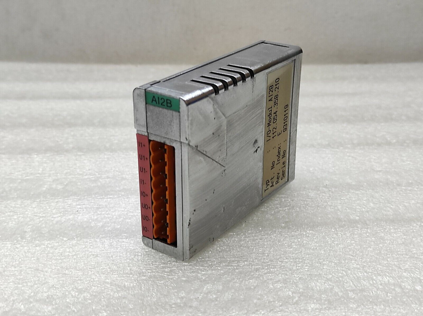 SULZER 112.054.358.210 I/O MODULE AI2B REV E
