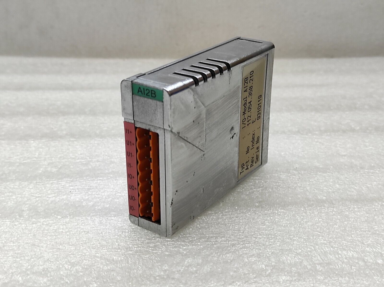 SULZER 112.054.358.210 I/O MODULE AI2B REV E