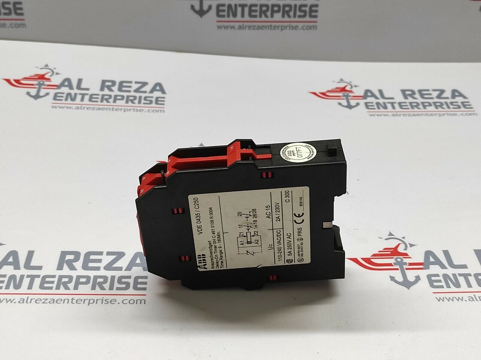 ABB VDC 0435/C250 DELAY ON TIMER GHC4610109R0004 110-240VAC/DC 9-180MIN