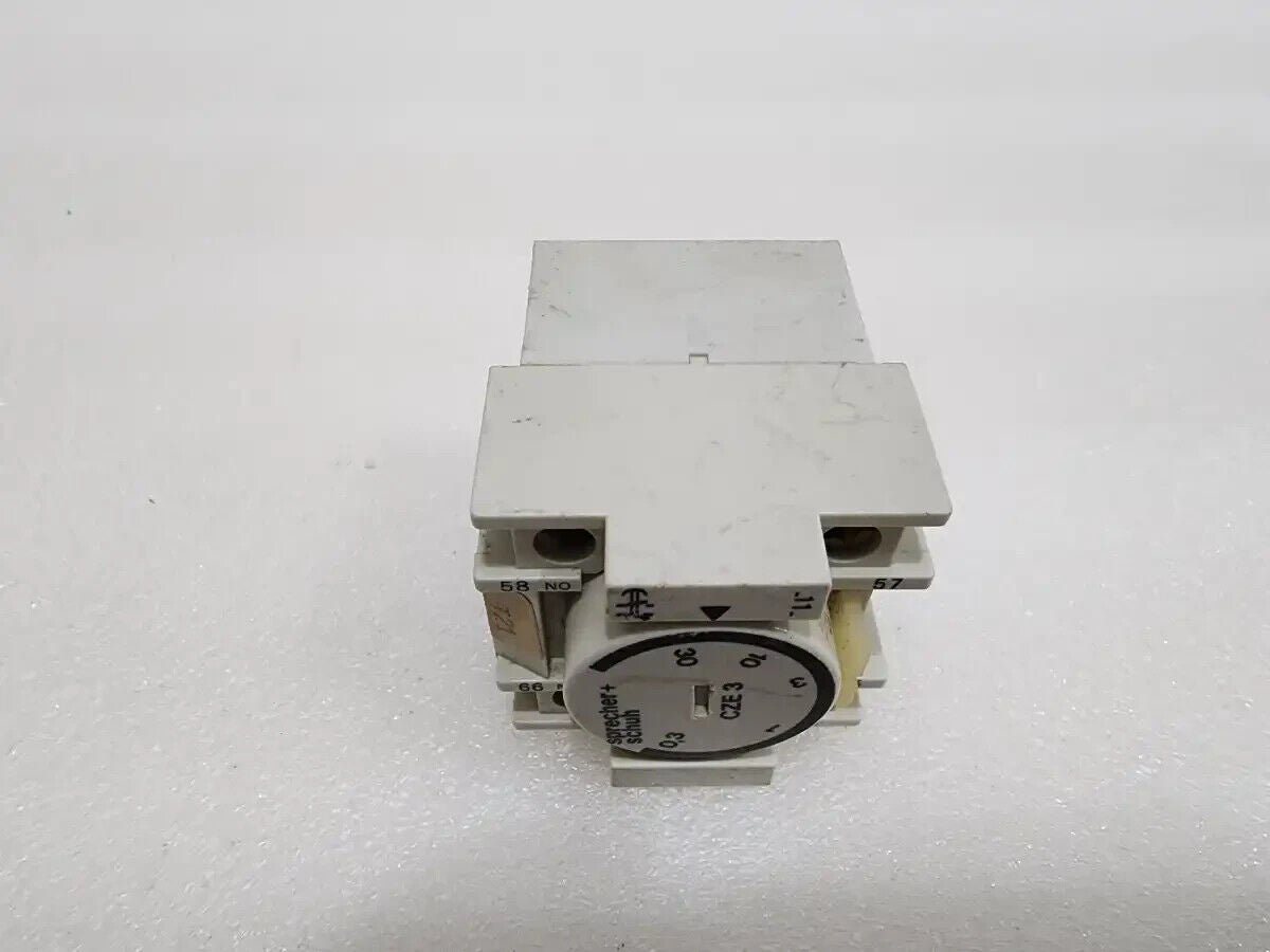 SPRECHER + SCHUH CZE3 TIME DELAY RELAY 0.3-30SEC