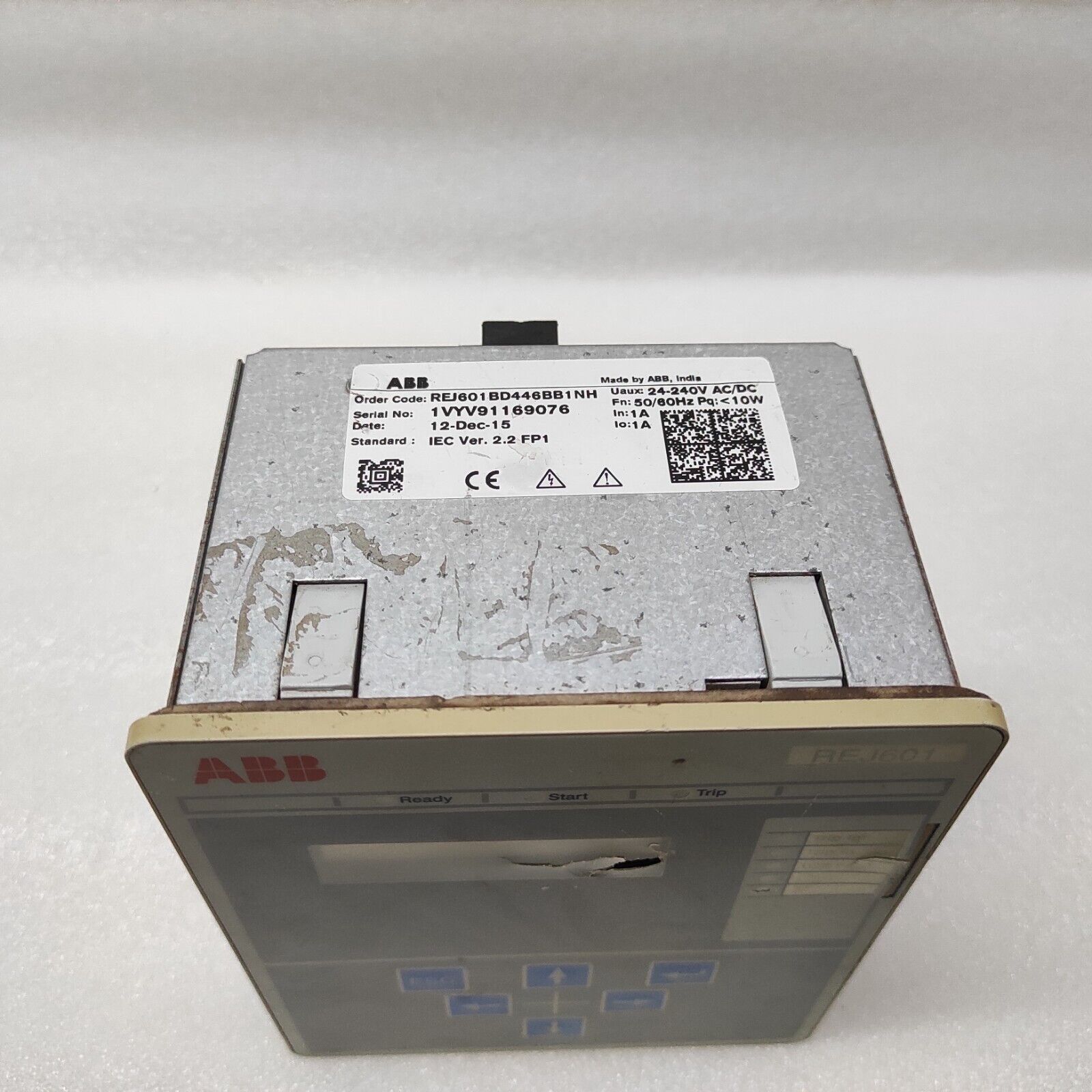 ABB REJ601 REJ601BD446BB1NH FEEDER PROTECTION RELAY 24-240V AC/DC