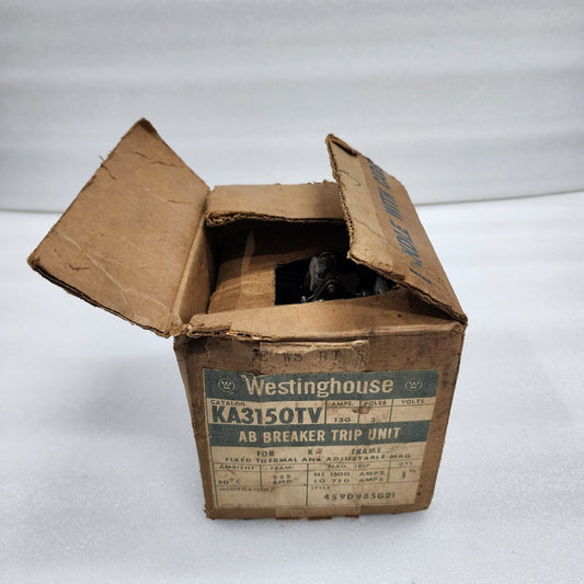 WESTINGHOUSE KA3150TV AB BREAKER TRIP UNIT 150A 459D985G21 3-POLES