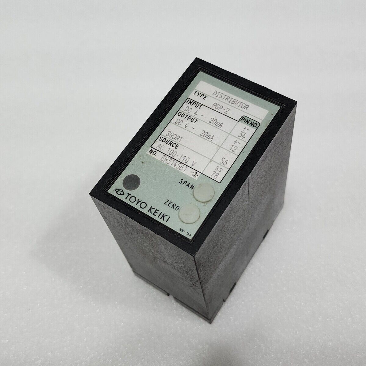 TOYO KEIKI PGP-2 DISTRIBUTOR 100-110V