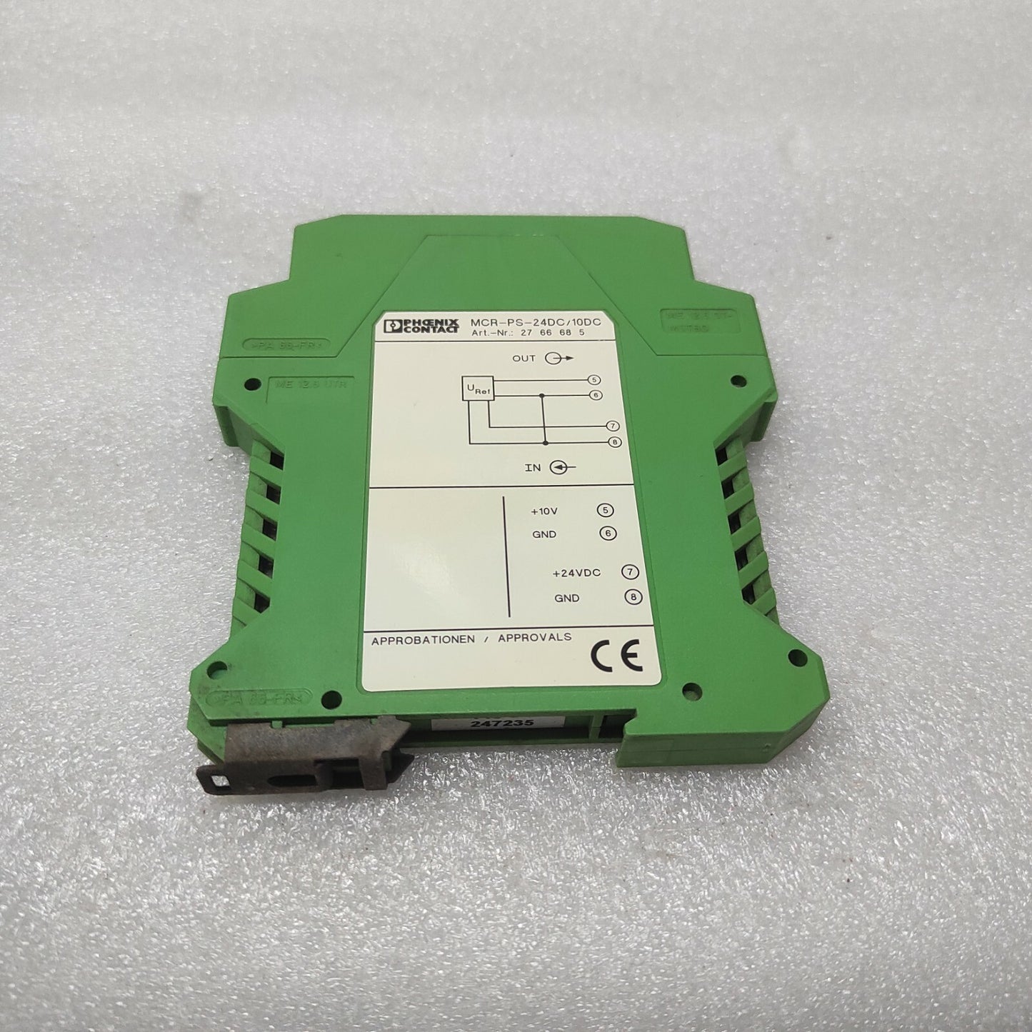 PHOENIX CONTACT MCR-PS-24DC/10DC SIGNAL CONDITIONER 2766685