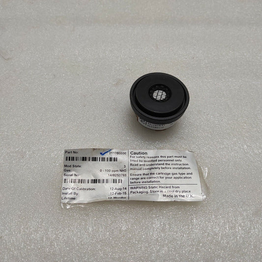 HONEYWELL 2110B3330 SENSOR 0-100 PPM NH3 OUT OF CALIBRATION