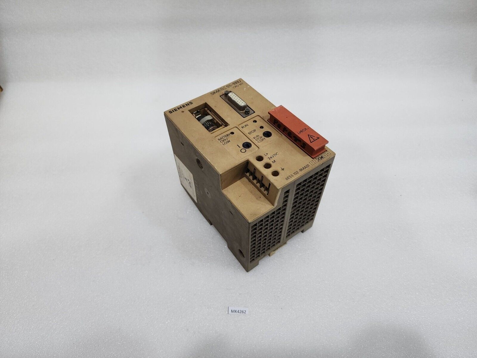 SIEMENS SIMATIC S5-100U 6ES5 102-8MA01 CPU 102 UNIT