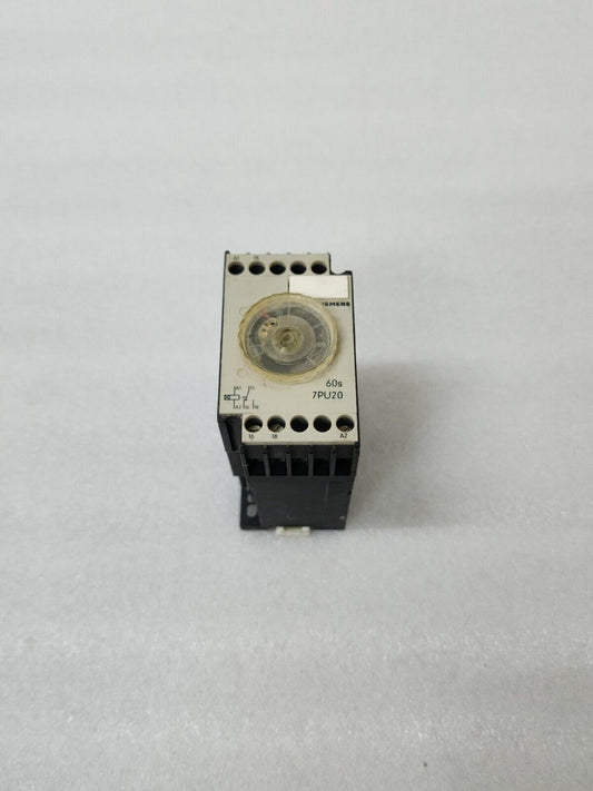 SIEMENS 7PU2040-2AK30 TIMER RELAY 120-127V