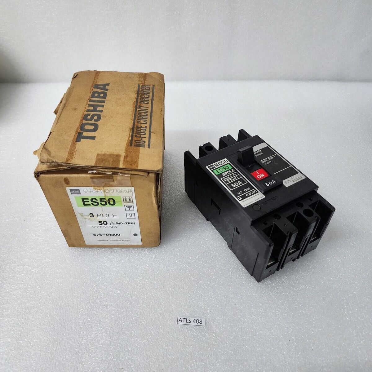 TOSHIBA ES50 3-POLE CIRCUIT BREAKER 50A