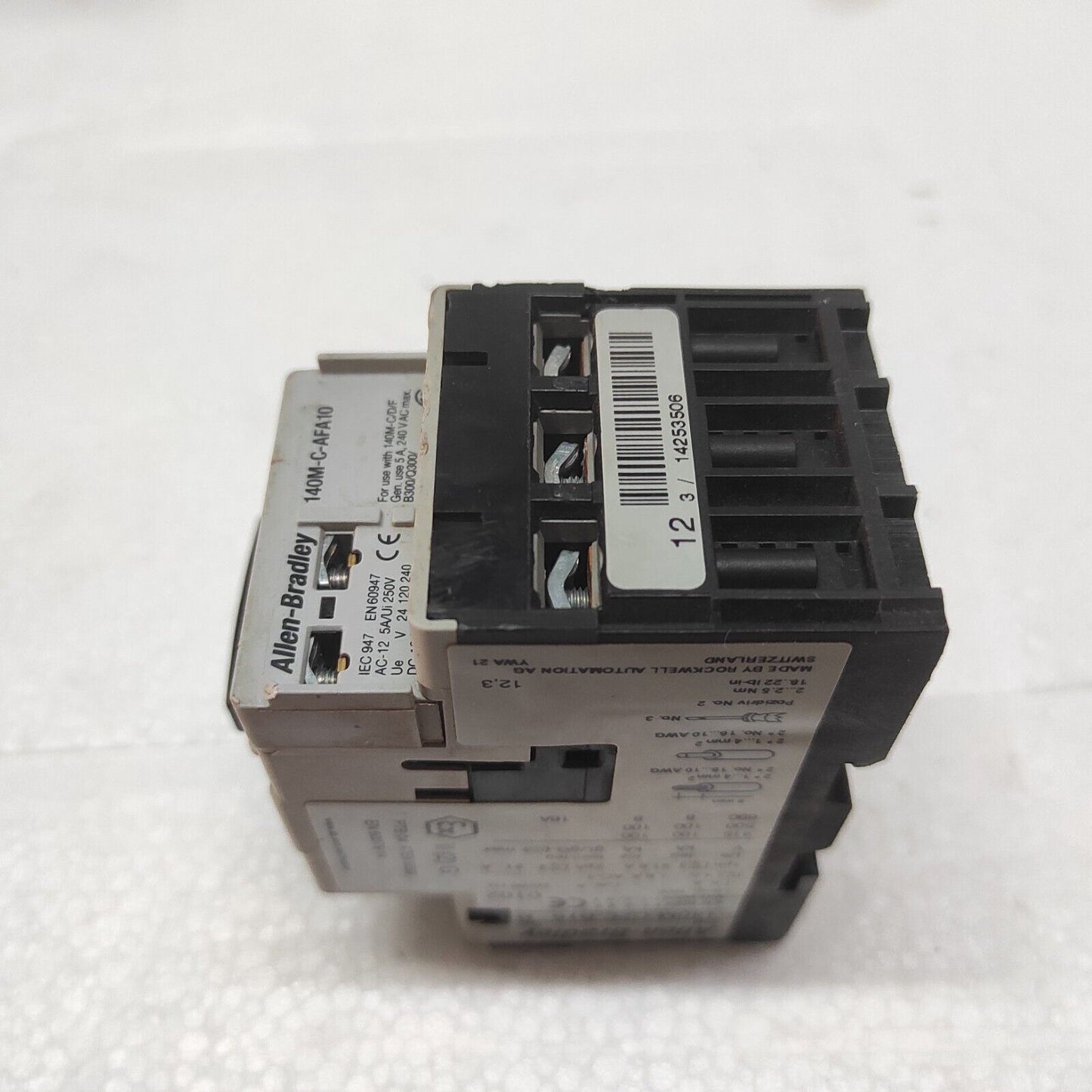 ALLEN BRADLEY 140M-C2E-B16 CIRCUIT BREAKER MOTOR PROTECTION